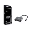 Conceptronic DONN16G Kabelgebunden USB 3.2 Gen 1 Typ-C Grau 100W 4K Ultra HD