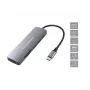 Conceptronic DONN11G 6-in-1 USB 3.2 Gen 1 Dockingstation, HDMI, 100W USB PD, USB 3.0, USB 2.0, SD, TF/MicroSD