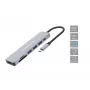 Conceptronic DONN19G 7-in-1 USB 3.2 Gen 1 Dockingstation, HDMI, USB-A 3.0 x 3, SD, TF/MicroSD, 100W USB PD