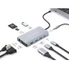 Conceptronic DONN20G 10-in-1 USB 3.2 Gen 1 Dockingstation, HDMI, VGA, USB-A 3.0 x 3, SD, TF/MicroSD, Audio, GbE LAN, 100W USB PD