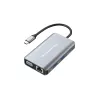 Conceptronic DONN21G Laptop-Dockingstation/Port-Replikator Kabelgebunden USB 3.2 Gen 1 (3.1 Gen 1) Typ-C Grau