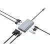 Conceptronic DONN21G Laptop-Dockingstation/Port-Replikator Kabelgebunden USB 3.2 Gen 1 (3.1 Gen 1) Typ-C Grau