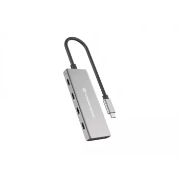 Conceptronic HUBBIES16G Schnittstellen-Hub USB 3.2 Gen 2 (3.1 Gen 2) Type-C 10000 Mbit/s Grau
