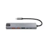 Conceptronic DONN29G 6-in-1 USB 3.2 Gen 2 Dockingstation, 4K60Hz HDMI, USB-A 10Gbps x 2, USB-C 10Gbps, GbE LAN, 140W USB PD 3.1