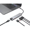 Conceptronic DONN29G 6-in-1 USB 3.2 Gen 2 Dockingstation, 4K60Hz HDMI, USB-A 10Gbps x 2, USB-C 10Gbps, GbE LAN, 140W USB PD 3.1