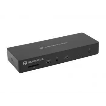 Conceptronic DONN30B 13-in-1 Thunderbolt 4 Docking Station, Kabelgebunden, Thunderbolt 4, 96 W, 3,5 mm, 10,100,1000,2000,2500 Mbit/s, IEEE 802.3bz