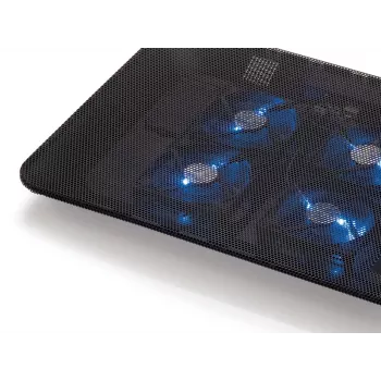 Conceptronic THANA Notebook-Kühlpad, Für Bildschirme bis 39,6 cm (15,6 Zoll), 4 Lüfter