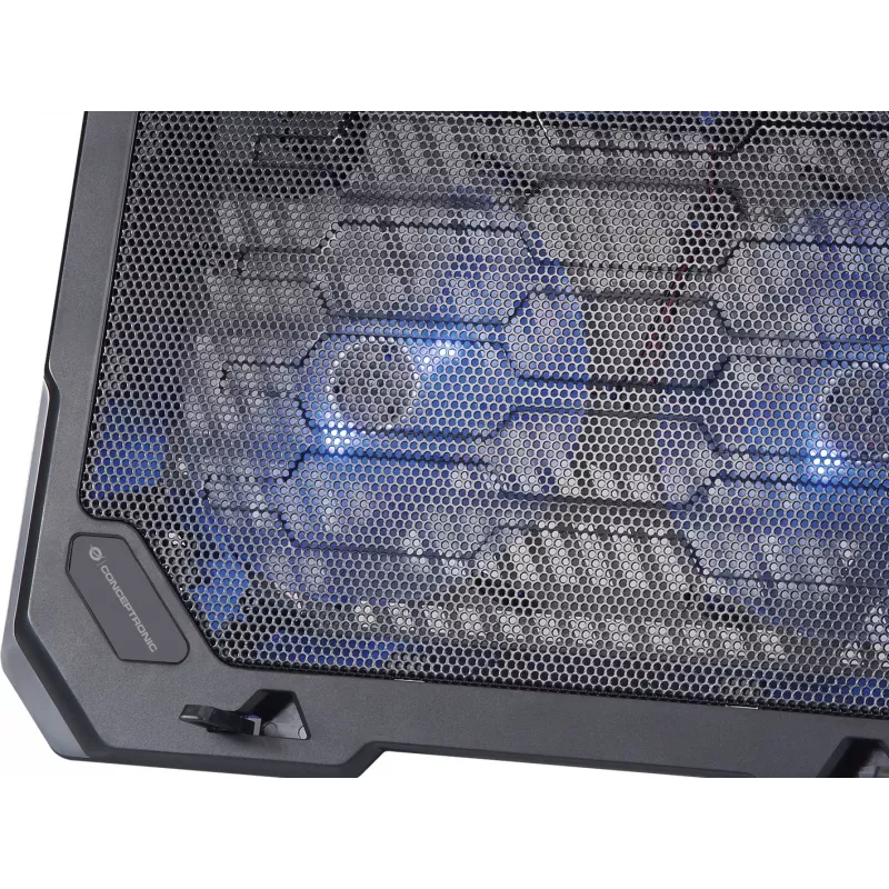 Conceptronic THANA Notebook-Kühlpad, Passend bis zu 15,6 Zoll, 2 Lüfter