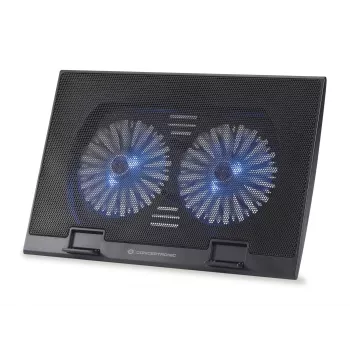 Conceptronic THANA Notebook-Kühlpad, passend für bis zu 17 Zoll, 2 Lüfter