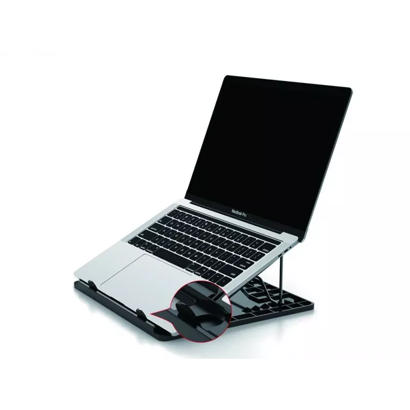 Conceptronic ERGO Laptop-Kühlständer Laptop-Ständer Schwarz 39,6 cm (15,6 Zoll)