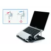 Conceptronic ERGO Laptop-Kühlständer Laptop-Ständer Schwarz 39,6 cm (15,6 Zoll)