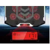 Conceptronic THYIA ERGO Gaming-Laptop-Kühlständer mit 6 Lüftern, 43,2 cm (17 Zoll), 6 Stück, Tasten, Grau, Blau, Grün, Rot, China