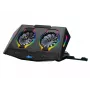 Conceptronic THYIA ERGO 2-Lüfter Gaming-Laptop-Kühlständer, 43,2 cm (17 Zoll), 2 St., Tasten, Schwarz, Blau, Grün, Rot, China