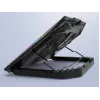 Conceptronic THYIA ERGO 2-Lüfter Gaming-Laptop-Kühlständer, 43,2 cm (17 Zoll), 2 St., Tasten, Schwarz, Blau, Grün, Rot, China