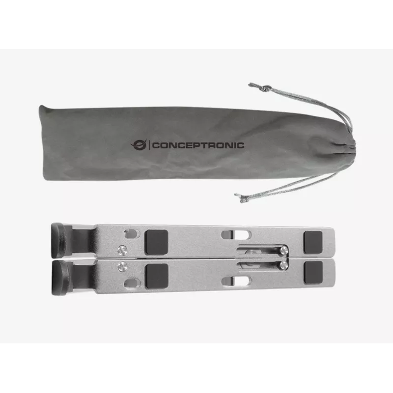 Conceptronic THANA04S ERGO Faltbarer Laptop-Kühlständer aus Aluminium