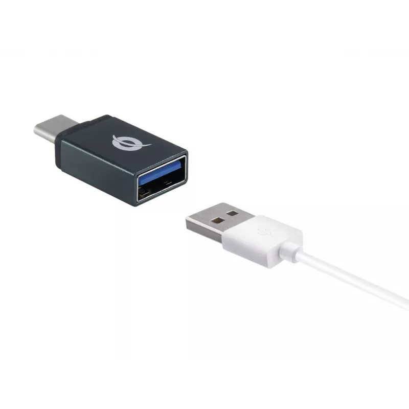 USB Hub Conceptronic HUBBIES 4-Port USB 3.0 Hub mit USB-C OTG Adapter