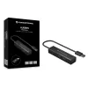 Conceptronic 4-Port USB 3.0 Aluminium Hub mit USB-C zu USB-A Adapter