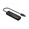 Conceptronic 4-Port USB 3.0 Aluminium Hub mit USB-C zu USB-A Adapter