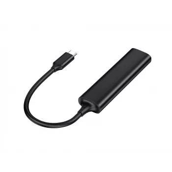 Conceptronic HUBBIES 4-Port USB 3.0 Hub, 2 USB-C- und 2 USB-A-Anschlüsse, Aluminiumgehäuse, USB-C-Stecker