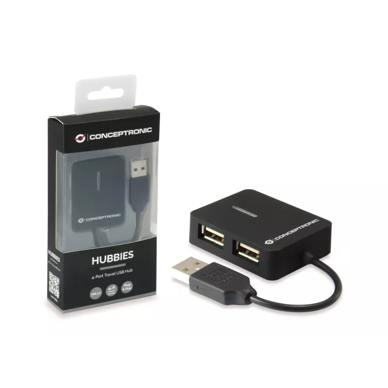 Conceptronic Travel 4 Ports USB Hub