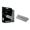 Conceptronic HUBBIES18G 10-in-1 60W USB 3.0 Hub-Charger-Kombination, 2-in-1 USB-C-USB-A-Kabel, USB 3.2 Gen 1
