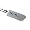 Conceptronic HUBBIES18G 10-in-1 60W USB 3.0 Hub-Charger-Kombination, 2-in-1 USB-C-USB-A-Kabel, USB 3.2 Gen 1