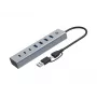 Conceptronic HUBBIES20G 7-Port USB 3.0 Hub, 5 Gbit/s, USB-C x 3, USB-A x 4