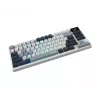 Tastatur MSI FORGE GK600 TKL WIRELESS SKY — Tenkeyless mechanisch, USB + Bluetooth, QWERTY UK Englisch, RGB, Blau/Weiß