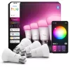Smart-Birne Philips A60 E27, Bluetooth/Zigbee, 6 W, 810 lm, weiß, 4er-Pack
