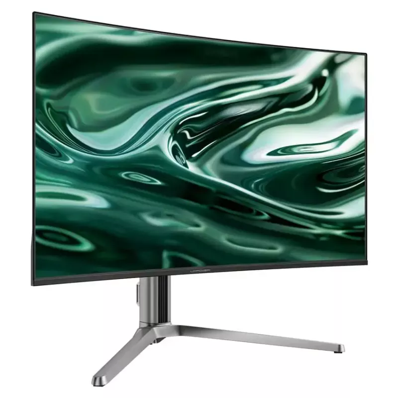 LC-Power LC-M32UCO 31,5 Zoll QD-OLED 4K Ultra HD Curved-Monitor, 3840×2160, 0,03 ms, 450 cd/m², USB-Hub, Lautsprecher, VESA, höhenverstellbar