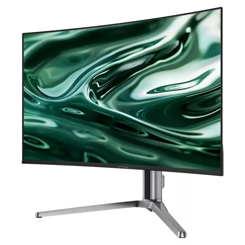 LC-Power LC-M32UCO 31,5 Zoll QD-OLED 4K Ultra HD Curved-Monitor, 3840×2160, 0,03 ms, 450 cd/m², USB-Hub, Lautsprecher, VESA, höhenverstellbar