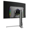 LC-Power LC-M32UCO 31,5 Zoll QD-OLED 4K Ultra HD Curved-Monitor, 3840×2160, 0,03 ms, 450 cd/m², USB-Hub, Lautsprecher, VESA, höhenverstellbar