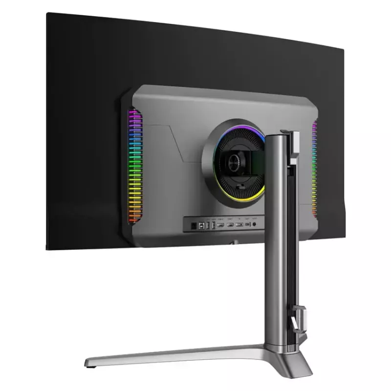 LC-Power LC-M32UCO 31,5 Zoll QD-OLED 4K Ultra HD Curved-Monitor, 3840×2160, 0,03 ms, 450 cd/m², USB-Hub, Lautsprecher, VESA, höhenverstellbar