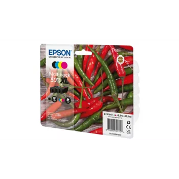Epson 503XL Tintenpatrone 4 Stück Original Hohe (XL) Reichweite Schwarz, Cyan, Magenta, Gelb