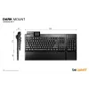 be quiet! Dark Mount Silent Linear DE ISO Tastatur Gaming USB QWERTZ Deutsch Schwarz