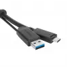 Targus ACC1133GLX USB-Kabel USB 3.2 Gen 1 (3.1 Gen 1) 1 m USB C Schwarz
