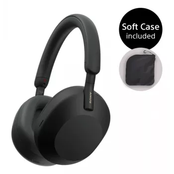 Sony WH-1000XM5SA Headset Kabelgebunden & Kabellos Kopfband Musik USB Typ-C Bluetooth Schwarz