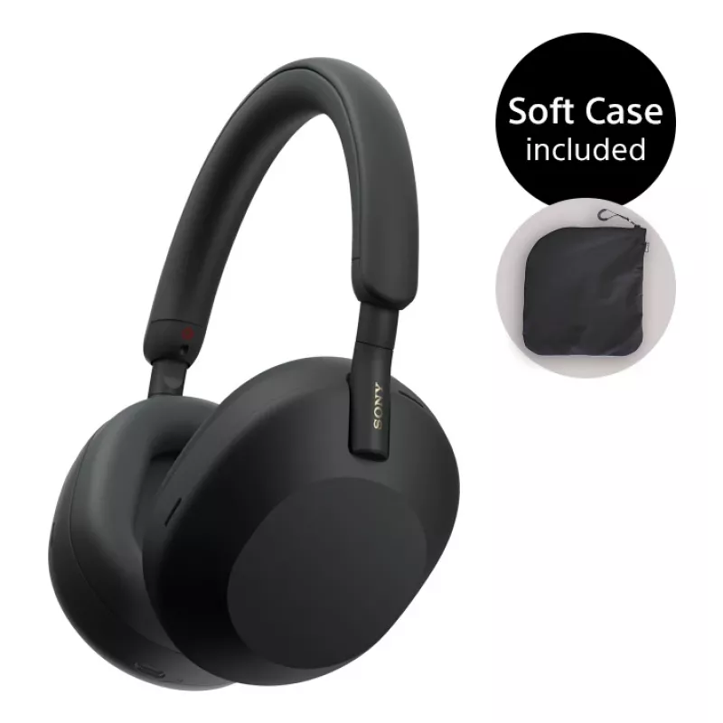 Sony WH-1000XM5SA Headset Kabelgebunden & Kabellos Kopfband Musik USB Typ-C Bluetooth Schwarz