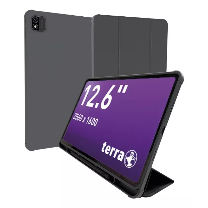 TERRA PAD 1201 4G Mediatek LTE 256 GB 32 cm (12.6 Zoll) 8 GB Wi-Fi 5 (802.11ac) Android 14 Anthrazit