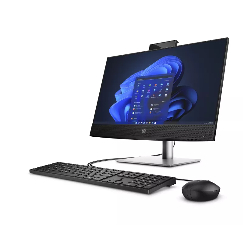 HP ProOne 440 G9 Intel® Core™ i3 i3-13100T 60,5 cm (23,8 Zoll) 1920 x 1080 Pixel All-in-One-PC 16 GB DDR4-SDRAM 512 GB SSD Windows 11 Pro Wi-Fi 6E (802.11ax) Schwarz, Silber