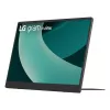 LG 17MT70 Tragbarer Monitor Schwarz, Edelstahl 43,2 cm (17 Zoll) LED 2560 x 1600 Pixel