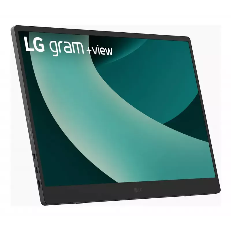 LG 17MT70 Tragbarer Monitor Schwarz, Edelstahl 43,2 cm (17 Zoll) LED 2560 x 1600 Pixel