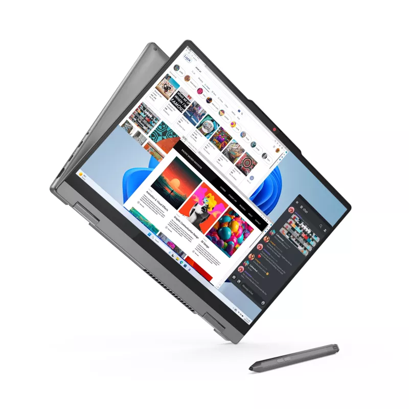 Lenovo IdeaPad 5 2-in-1 14IRH9 Intel® Core™ i7 i7-13620H Hybrid (2-in-1) 35,6 cm (14 Zoll) Touchscreen WUXGA 16 GB LPDDR5x-SDRAM 1 TB SSD Wi-Fi 6 (802.11ax) Windows 11 Home Grau