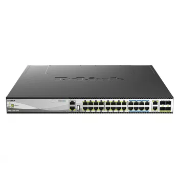 D-Link DMS-3130-30PS Netzwerk-Switch Managed L3 2.5G Ethernet (100/1000/2500) Power over Ethernet (PoE) 1U Schwarz