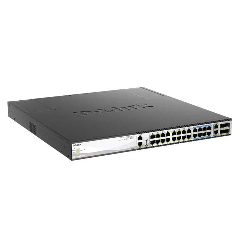 D-Link DMS-3130-30PS Netzwerk-Switch Managed L3 2.5G Ethernet (100/1000/2500) Power over Ethernet (PoE) 1U Schwarz
