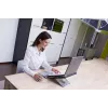 BakkerElkhuizen Evoluent 4 Wireless, Rechtshänder, Vertikales Design, Laser, RF Wireless, 2600 DPI, Schwarz, Blau