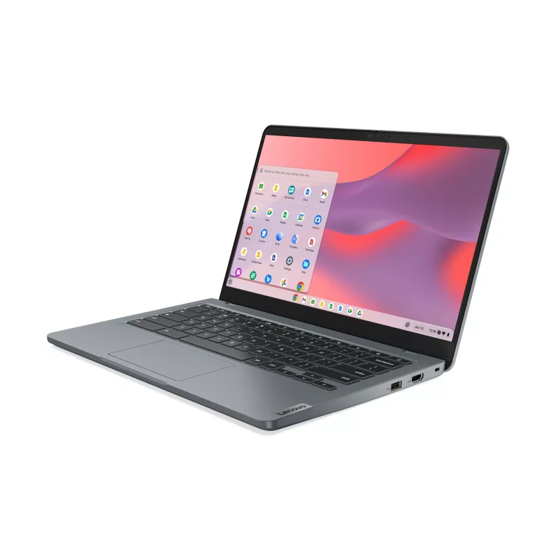 Lenovo 14e Chromebook Gen 3 Intel Core i3 N-series i3-N305 35,6 cm (14 Zoll) Full HD 8 GB LPDDR5-SDRAM 128 GB eMMC Wi-Fi 6E (802.11ax) ChromeOS Grau