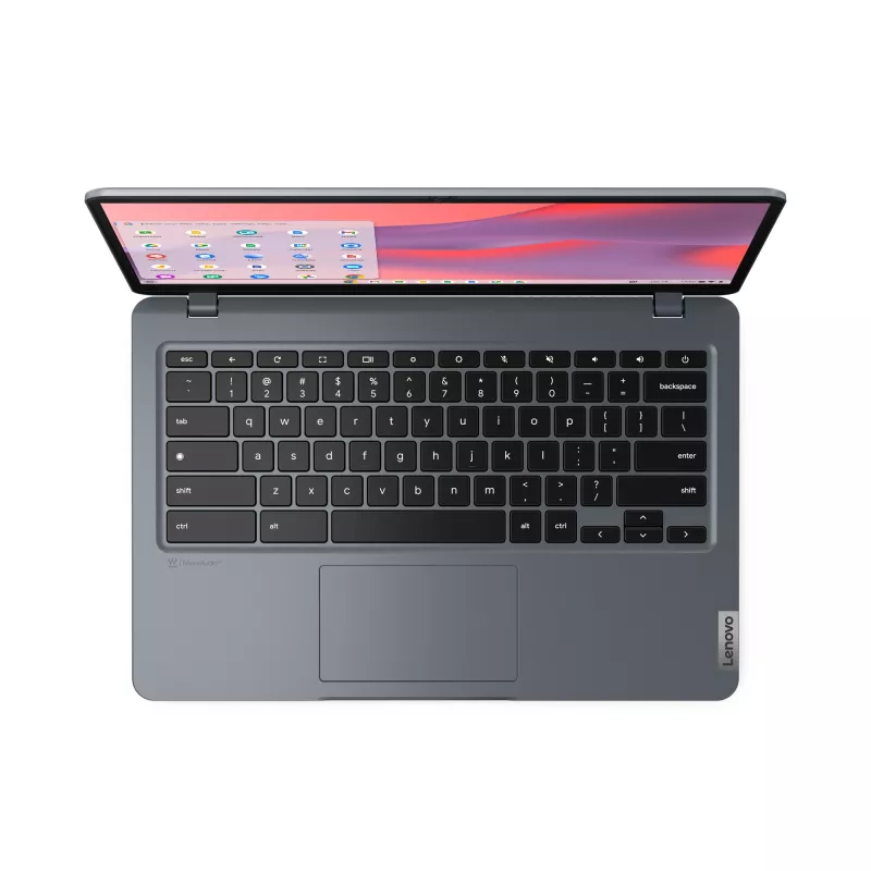 Lenovo 14e Chromebook Gen 3 Intel Core i3 N-series i3-N305 35,6 cm (14 Zoll) Full HD 8 GB LPDDR5-SDRAM 128 GB eMMC Wi-Fi 6E (802.11ax) ChromeOS Grau
