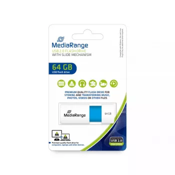USB-Stick MediaRange 64 GB USB Typ-A 2.0 MR974