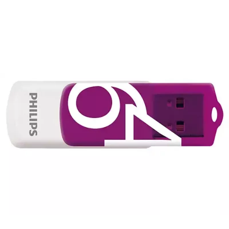 Philips FM64FD05D USB-Stick 64 GB USB Typ-A 2.0 Lila, Weiß